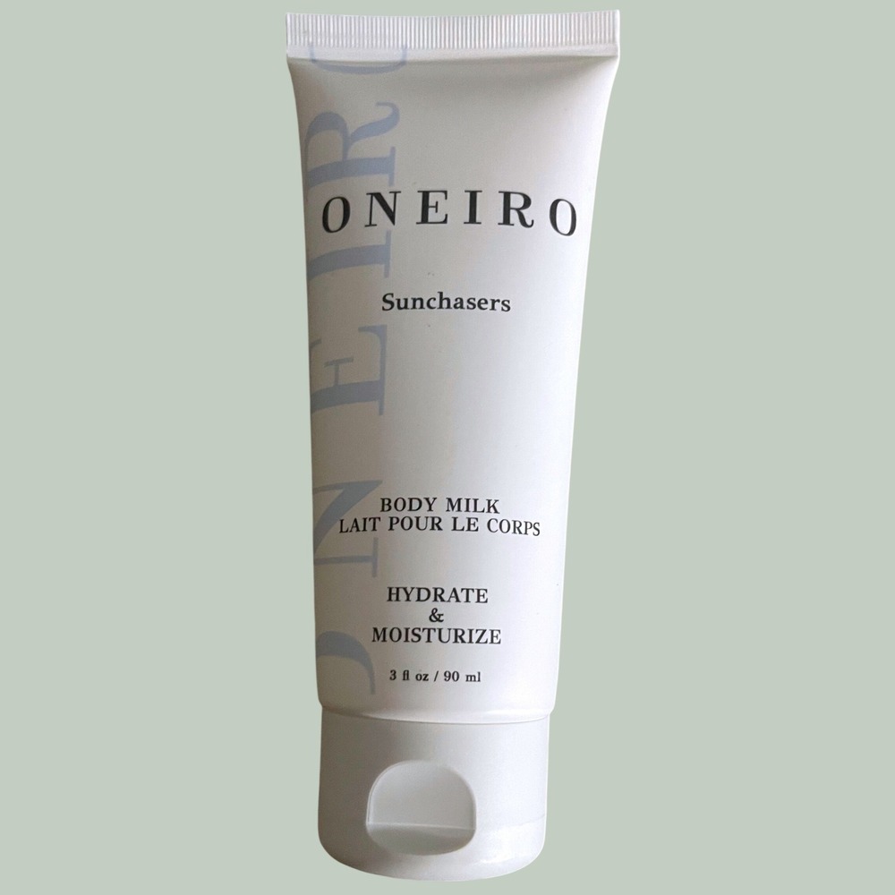 Oneiro Sunchasers Body Milk Hydrate & Moisturize 3 fl oz 90 ml Made in USA